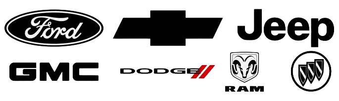 Vehicles We Specialize In Ford, Chevrolet, Jeep, GMC, Dodge, Ram, Buick