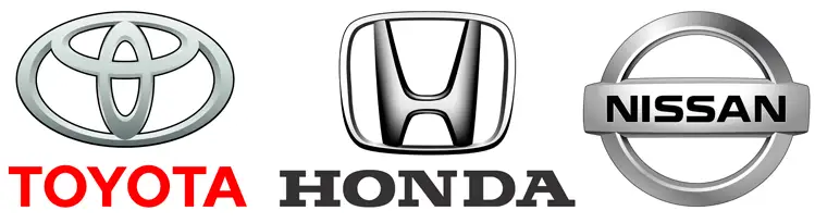 Vehicles We Specialize In Toyota, Honda, Nissan